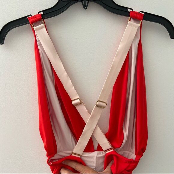 HAH Hot as Hell Comin in Haht Plunging Swimsuit S - Picture 4 of 8